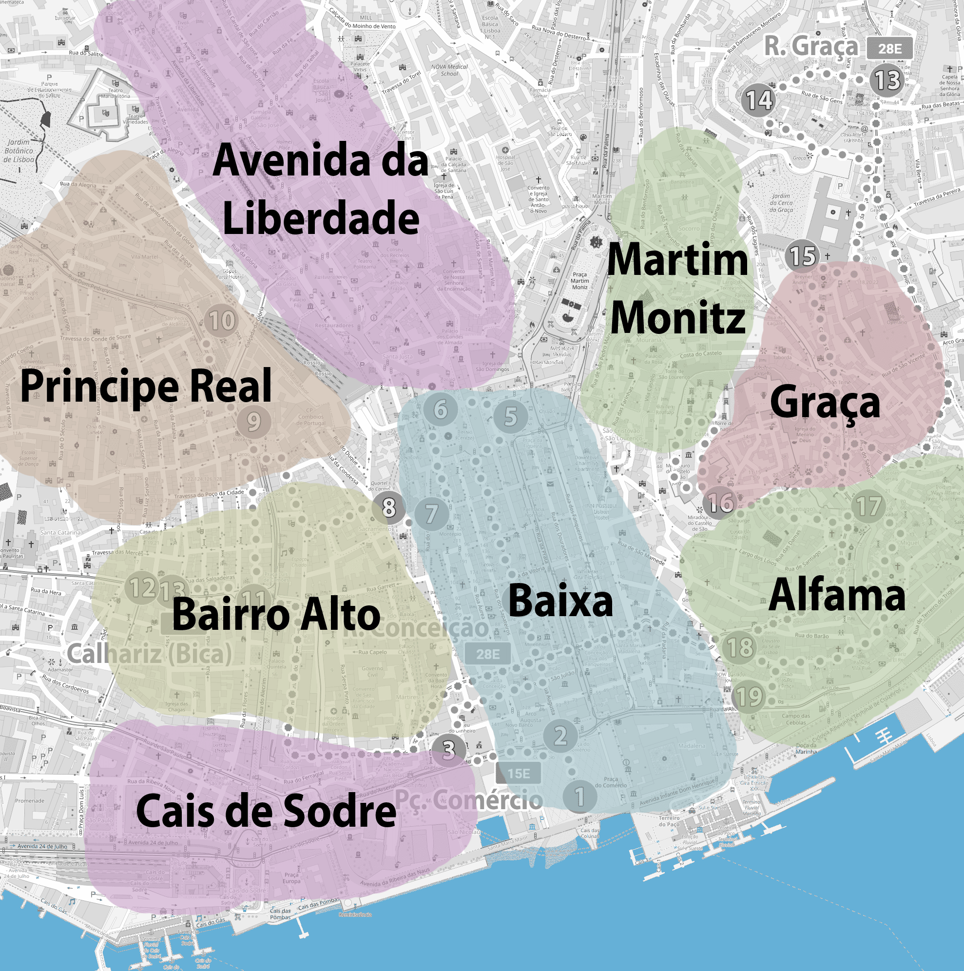 Lizbona Mapa 04 